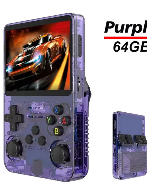 Load image into Gallery viewer, R36S Handheld Game Console 3.5 Inch IPS Screen 64G Linux Portable Video Games Player Open Source System Arcade Retro Games
