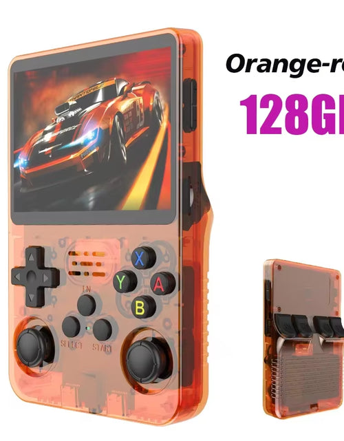 Load image into Gallery viewer, NEW R36S Retro Handheld Game Console Linux System 3.5 Inch IPS Screen Portable Pocket Video Player 64GB 128GB Games Kid Gift
