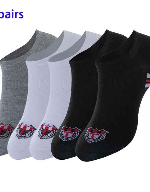 Load image into Gallery viewer, 8 Pairs Women/Men Boat Socks Invisible Low Cut Silicone Non-Slip Summer No-Show Ankle Socks Solid Color Casual Breathable
