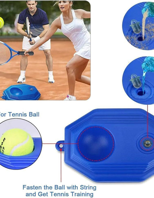 Load image into Gallery viewer, Tennis Trainer Rebound Ball Solo Tennis Training Equipment Self Tennis Pracitce
