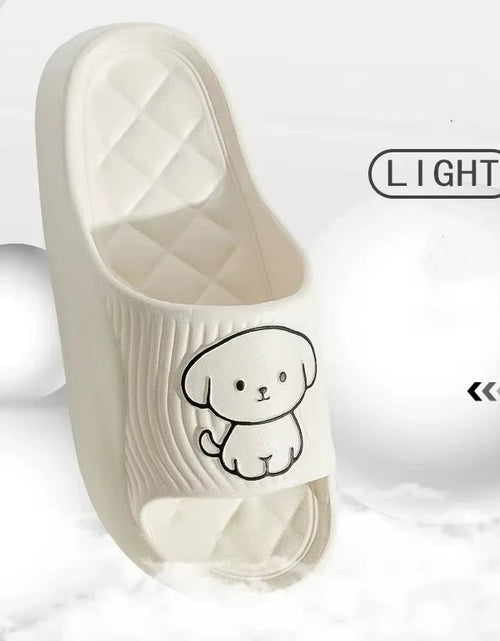 Load image into Gallery viewer, Cute Couple Pillow Slippers Female Summer Wear 2024 New Bathroom Bath Non-Slip Indoor Home Eva Thick Bottom Sandals
