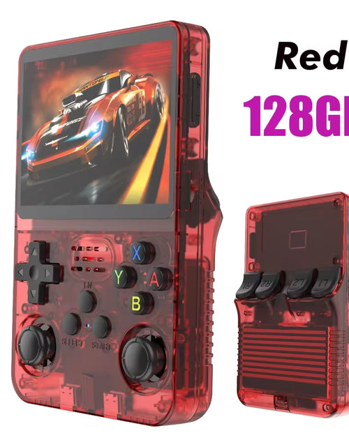 Load image into Gallery viewer, NEW R36S Retro Handheld Game Console Linux System 3.5 Inch IPS Screen Portable Pocket Video Player 64GB 128GB Games Kid Gift
