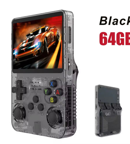 NEW R36S Retro Handheld Game Console Linux System 3.5 Inch IPS Screen Portable Pocket Video Player 64GB 128GB Games Kid Gift