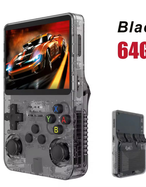Load image into Gallery viewer, NEW R36S Retro Handheld Game Console Linux System 3.5 Inch IPS Screen Portable Pocket Video Player 64GB 128GB Games Kid Gift
