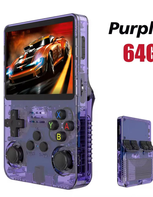 Load image into Gallery viewer, NEW R36S Retro Handheld Game Console Linux System 3.5 Inch IPS Screen Portable Pocket Video Player 64GB 128GB Games Kid Gift
