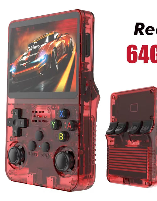 Load image into Gallery viewer, NEW R36S Retro Handheld Game Console Linux System 3.5 Inch IPS Screen Portable Pocket Video Player 64GB 128GB Games Kid Gift
