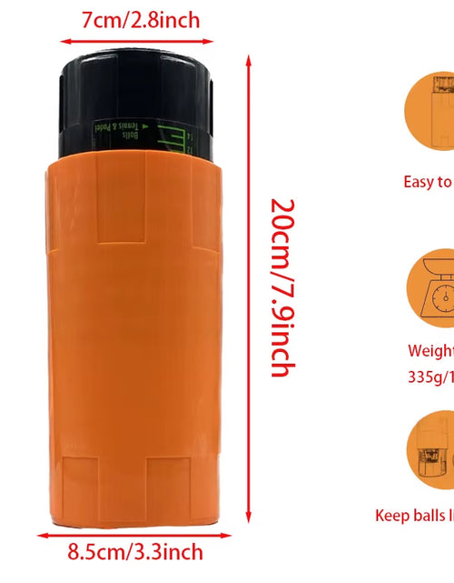 Load image into Gallery viewer, Tennis Ball Pressure Maintain Repair Container for Beach Tennis Ball Shape Restore Bounce Ball Protect Pressurizer Saver 2024
