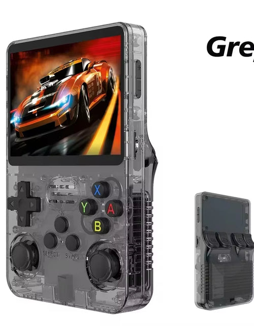 Load image into Gallery viewer, NEW R36S Retro Handheld Game Console Linux System 3.5 Inch IPS Screen Portable Pocket Video Player 64GB 128GB Games Kid Gift
