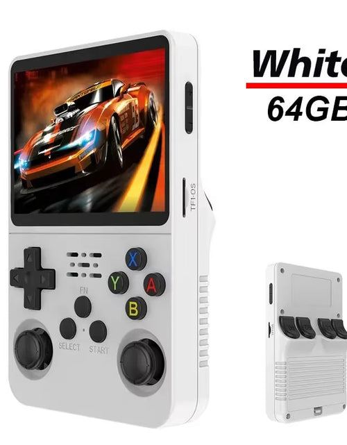Load image into Gallery viewer, R36S Handheld Game Console 3.5 Inch IPS Screen 64G Linux Portable Video Games Player Open Source System Arcade Retro Games
