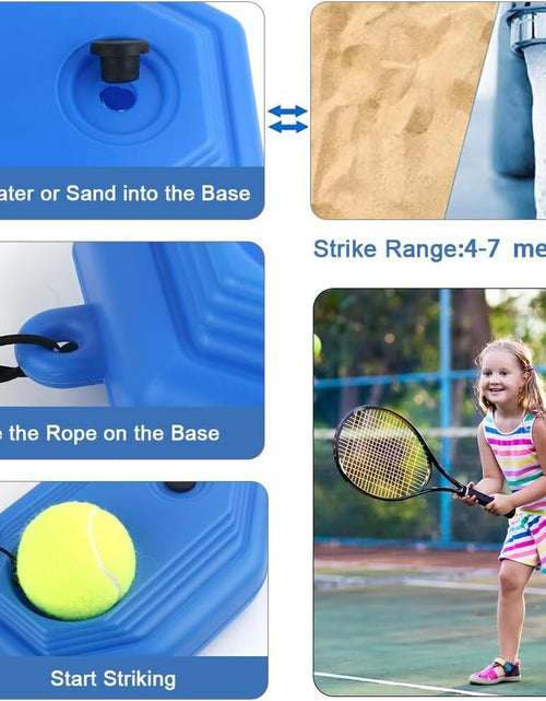 Load image into Gallery viewer, Tennis Trainer Rebound Ball Solo Tennis Training Equipment Self Tennis Pracitce
